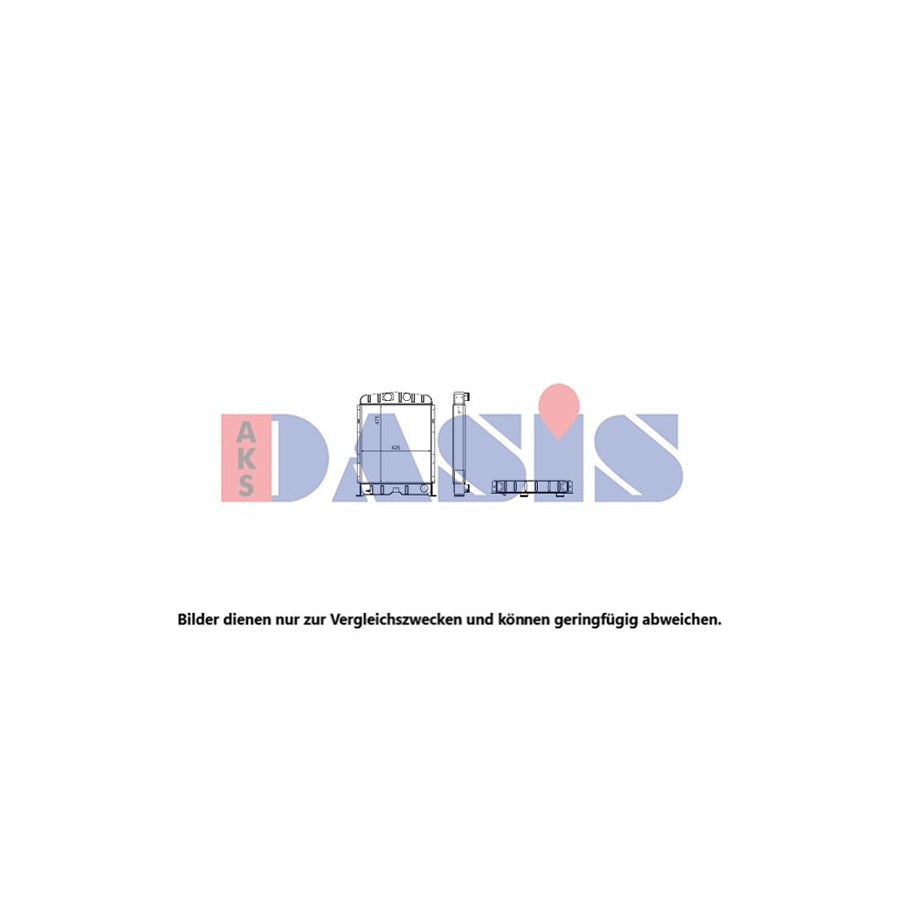 AKS Dasis 440518N Engine Radiator