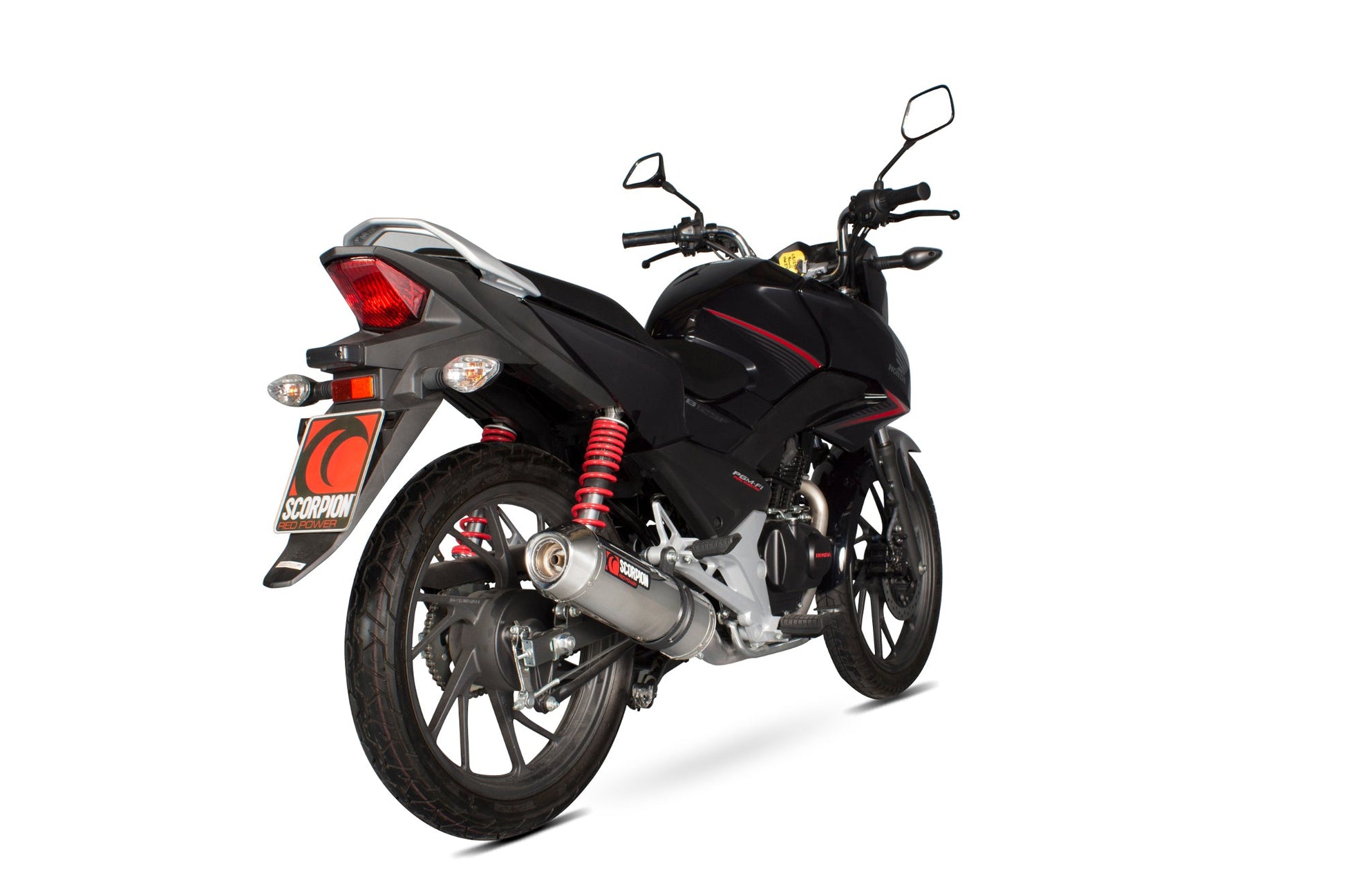 Scorpion EHA171SEO Honda CB125 F Factory Oval Full System - Polished Stainless Steel Sleeve | ML Performance US US