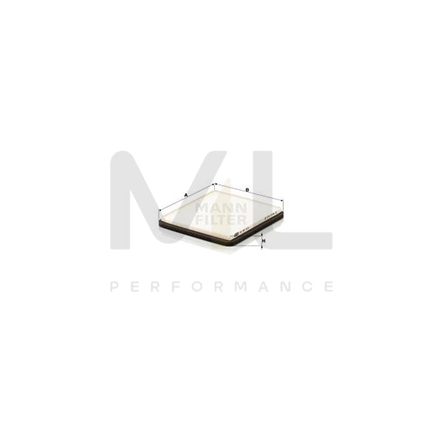 MANN-FILTER CU 20 010 Pollen filter for CHEVROLET SPARK Particulate Filter