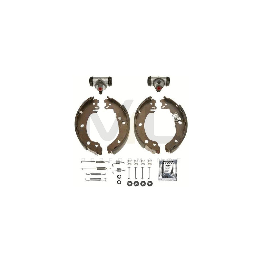 TRW Brake Kit BK1647 Brake Shoe Set for FORD FIESTA with wheel brake cylinder | ML Performance Car Parts