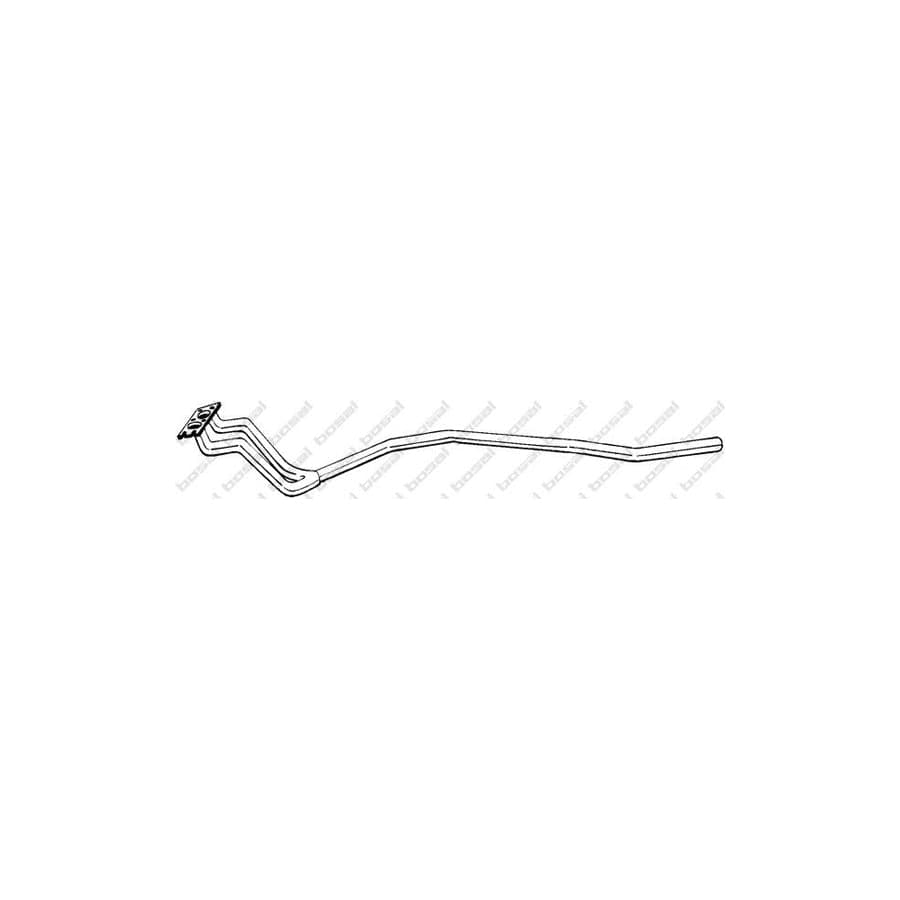 Bosal 927-731 Exhaust Pipe for Opel Rekord E1 Saloon