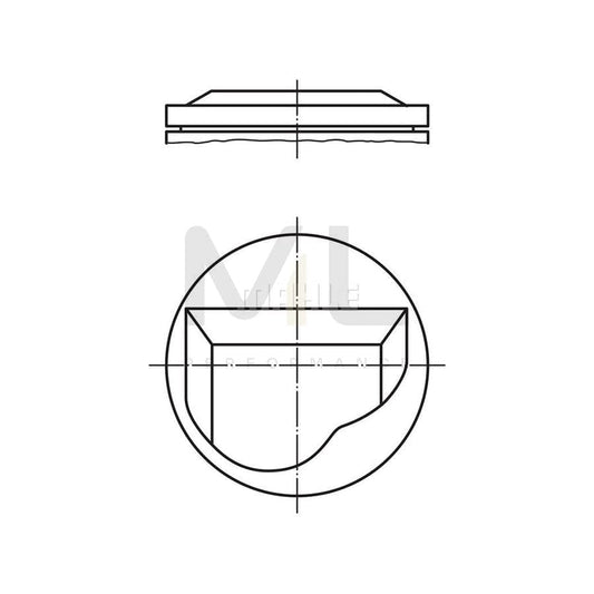 MAHLE ORIGINAL 082 02 03 Piston for BMW 02 90,01 mm | ML Performance Car Parts