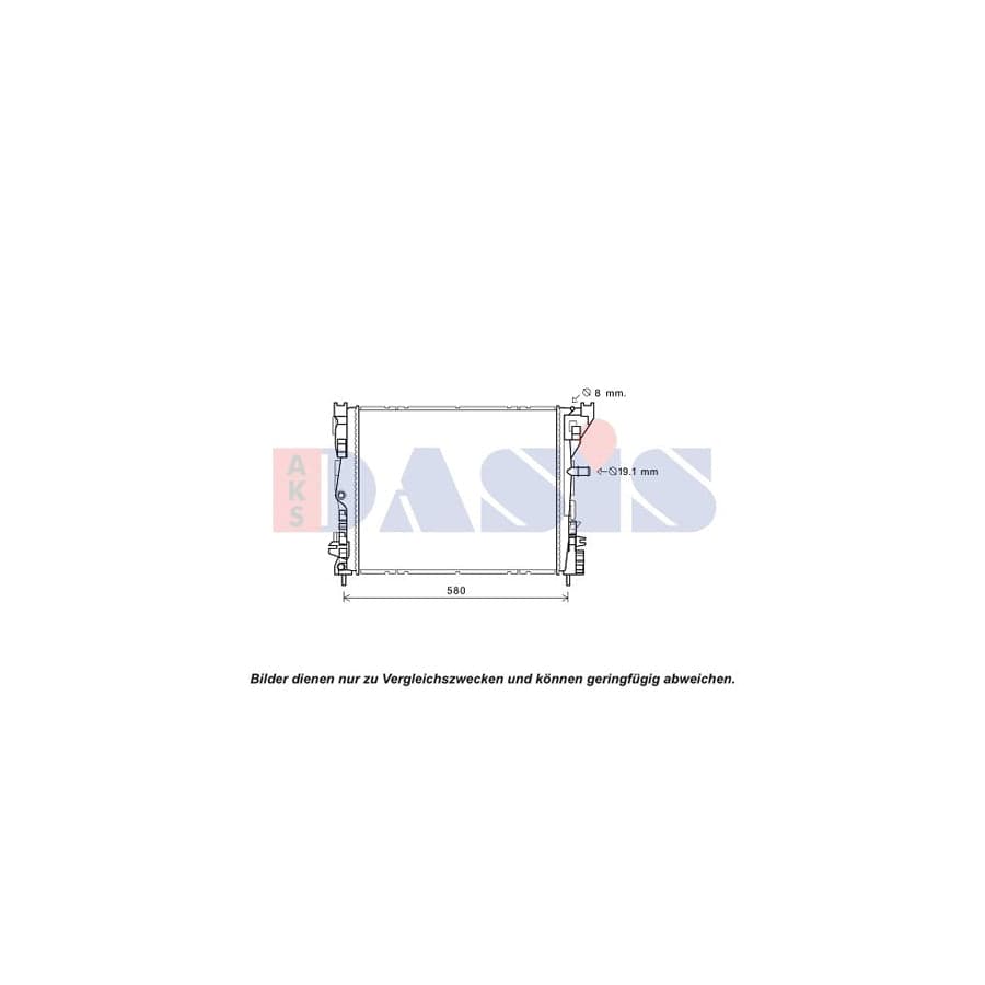 AKS Dasis 180105N Engine Radiator for Renault Zoe (Bfm_)
