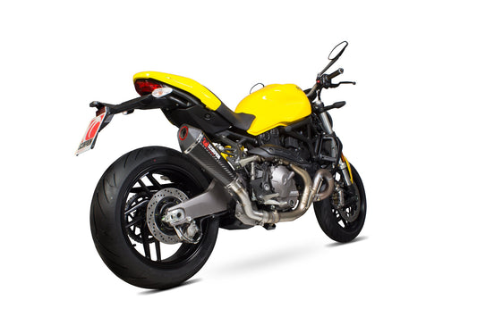 Scorpion RDI66CEO Ducati Monster 821 Serket Taper Slip-On - Carbon Fibre Sleeve | ML Performance US US