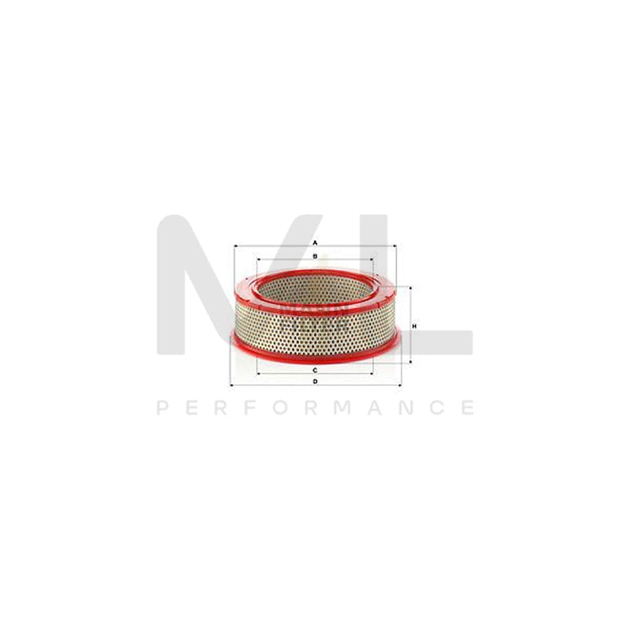 MANN-FILTER C 2460 Air Filter for FORD TRANSIT Filter Insert
