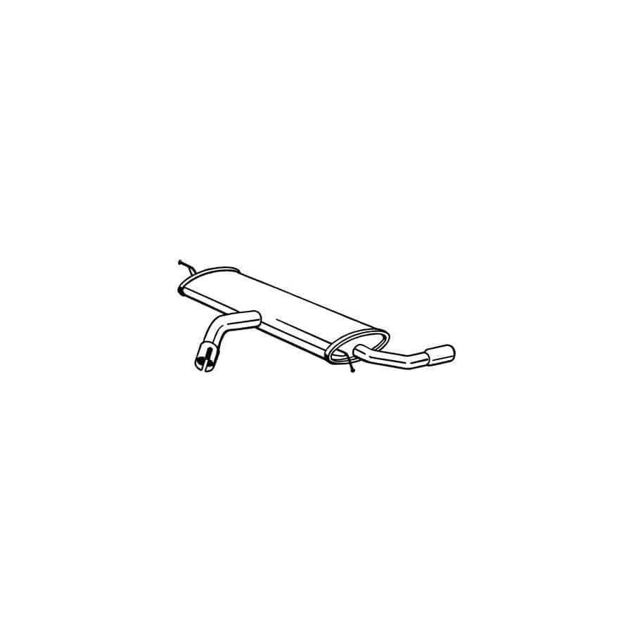 Bosal 233-645 Rear Silencer for VW Golf