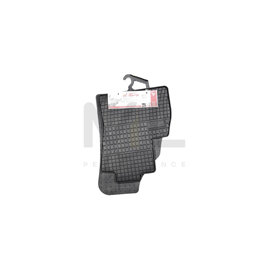 FROGUM Tailored 0637P Floor mat set Elastomer, Front, Quantity: 2, Black, (LHD)