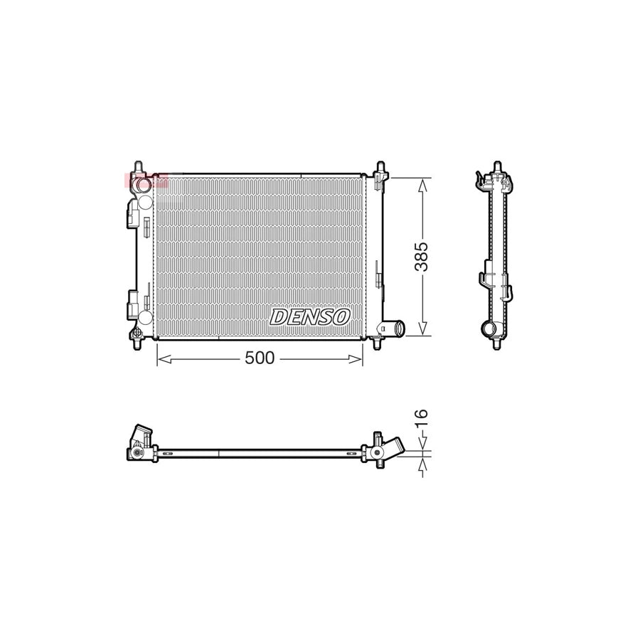 DENSO DRM43013 Engine Radiator