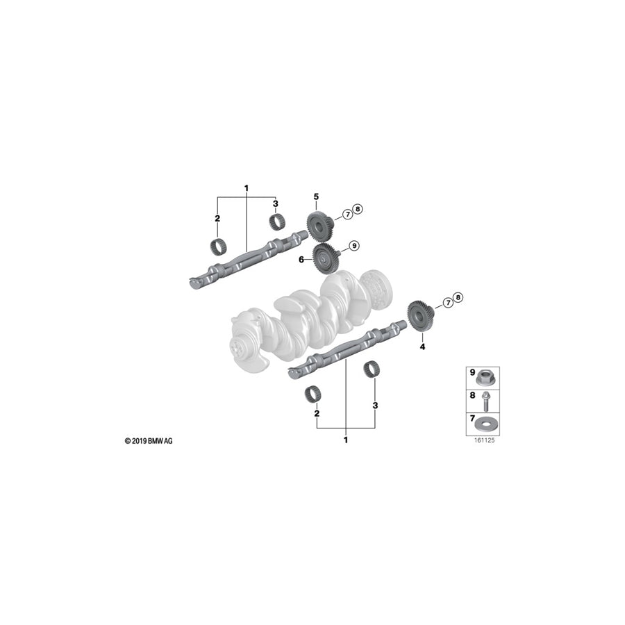 Genuine BMW 11277806240 E81 E61 E90 Needle Bearing D=30mm/36mm (Inc. X3 2.0d, 123d & 118d) | ML Performance UK Car Parts