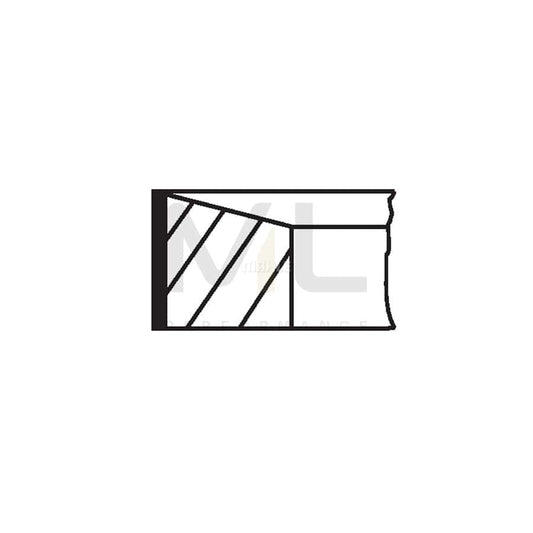 MAHLE ORIGINAL 028 11 N0 Piston Ring Kit Cyl.Bore: 81,01mm | ML Performance Car Parts