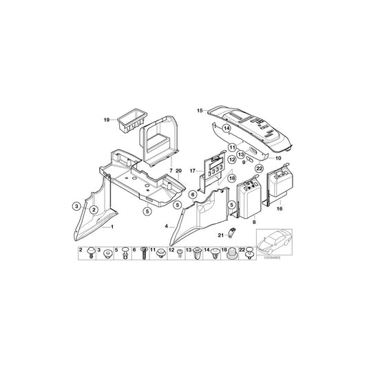 Genuine BMW 51472497186 E39 Panel Wheel Housing Part.Trunk Right GRAPHIT (Inc.  & M5) | ML Performance US Car Parts