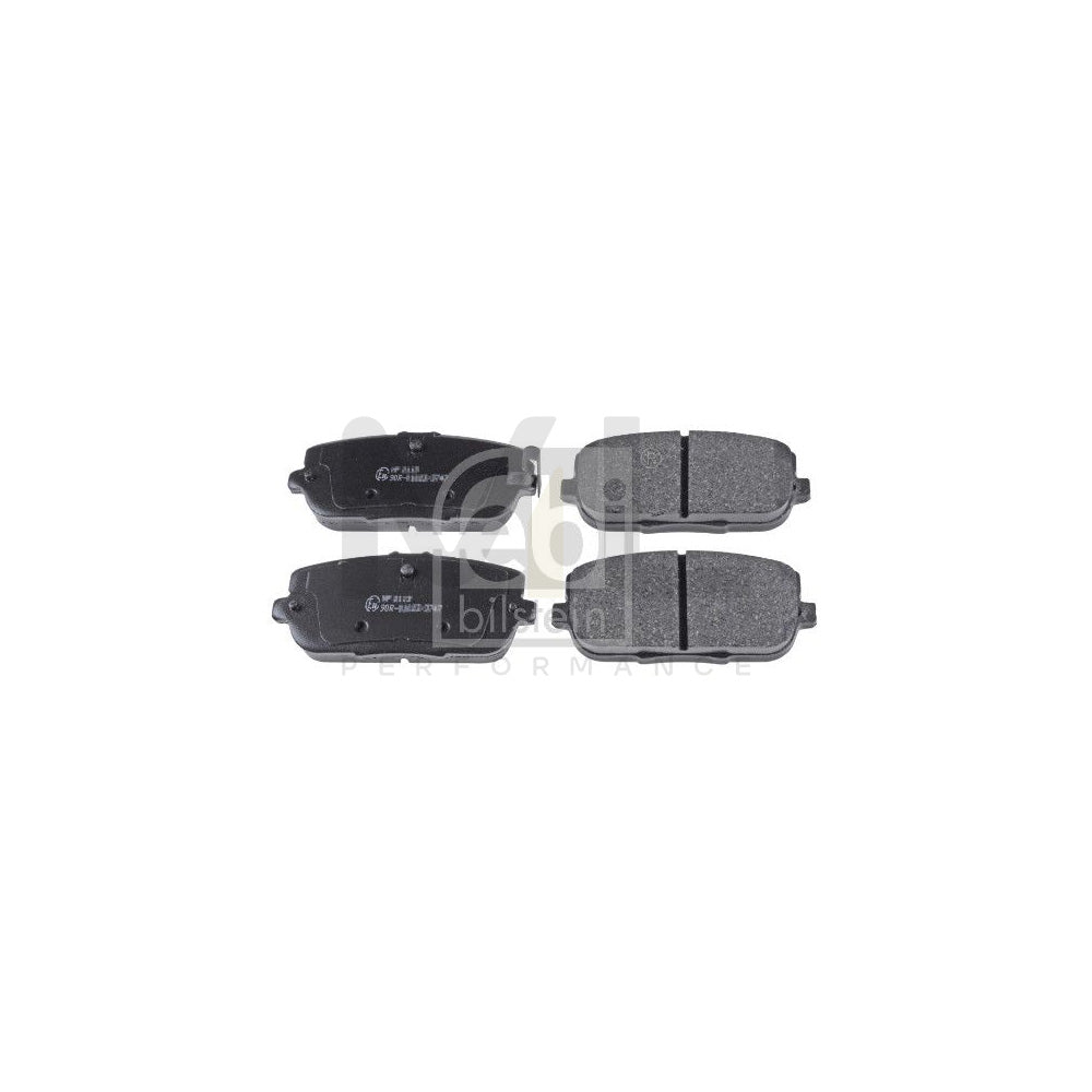Febi Bilstein 116386 Brake Pad Set Rear Axle, With Acoustic Wear Warning