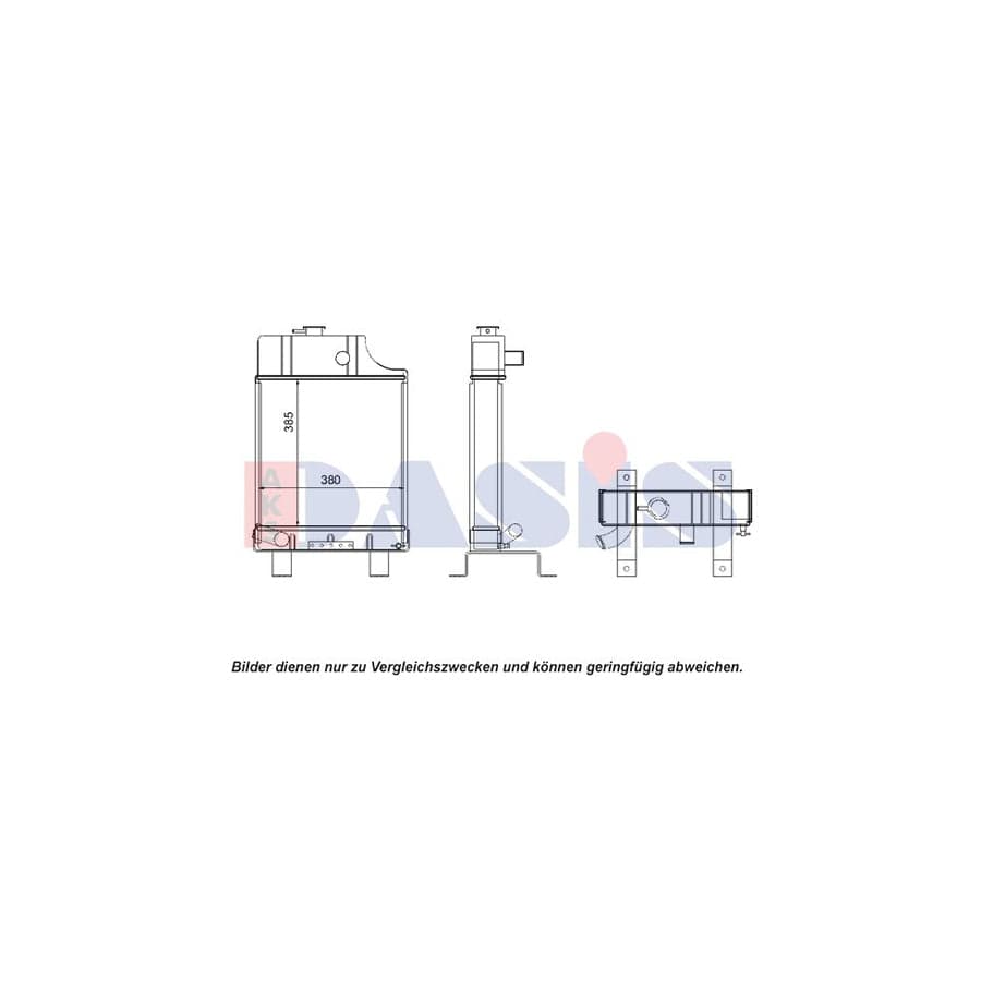 AKS Dasis 440526N Engine Radiator