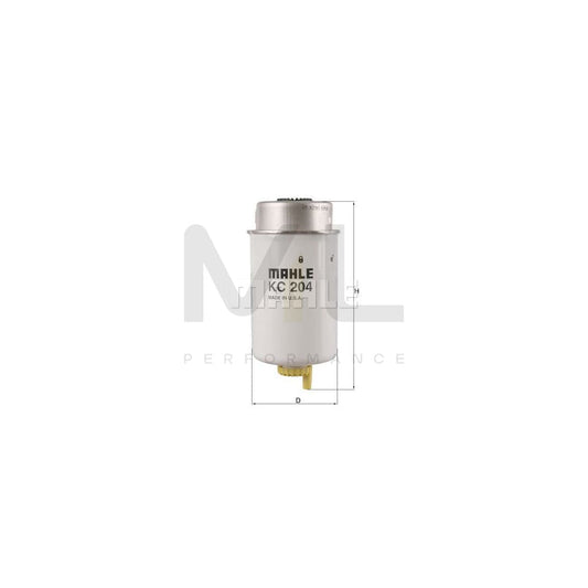 MAHLE ORIGINAL KC 204 Fuel filter Spin-on Filter | ML Performance Car Parts