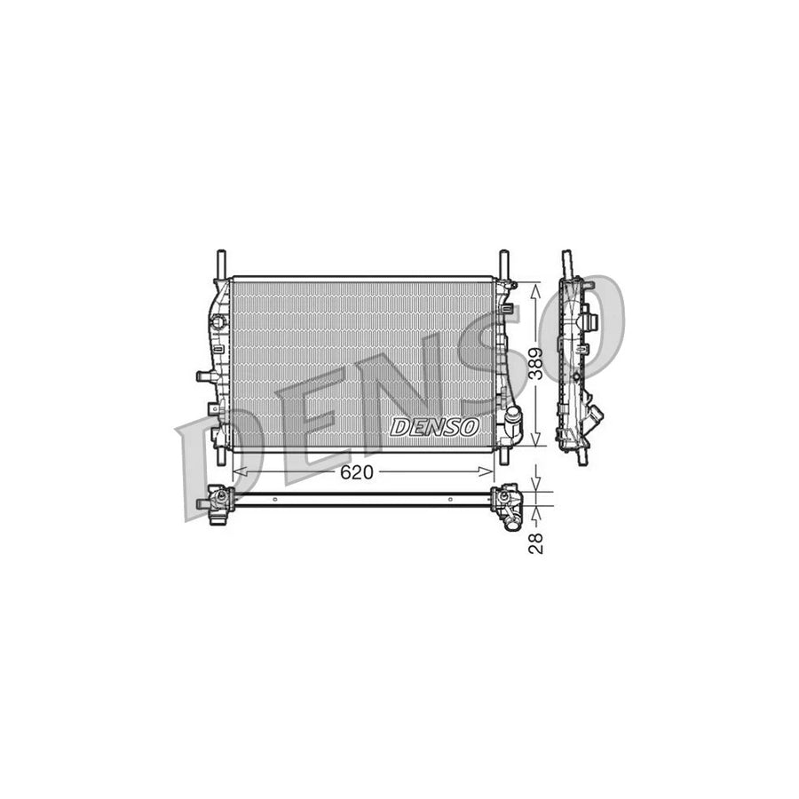 DENSO DRM10073 Engine Radiator for Ford Mondeo