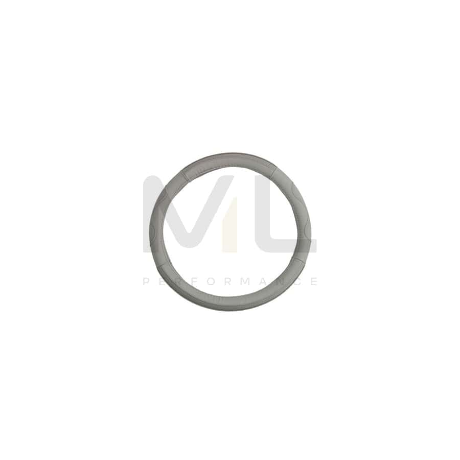 MAMMOOTH Chrome A050 187160 Steering wheel cover Grey, Ø: 36-38cm, Leather