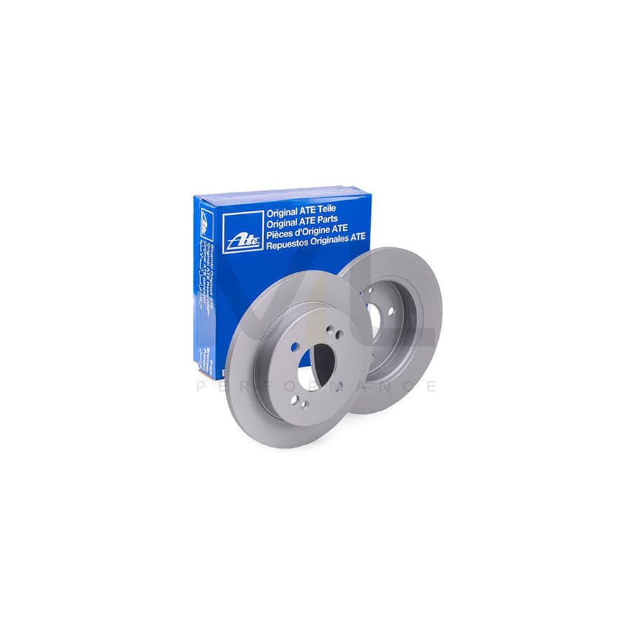 ATE 24.0110-0324.1 Brake Disc Solid, Coated  - 1 piece