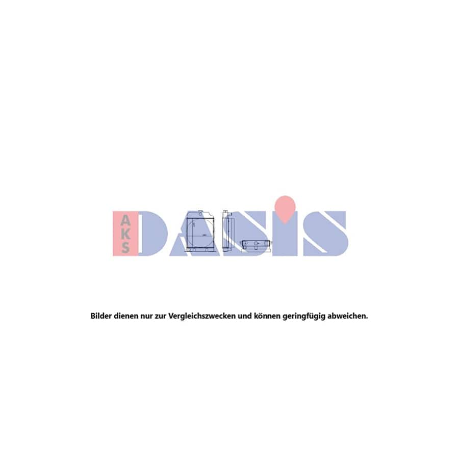 AKS Dasis 440527N Engine Radiator