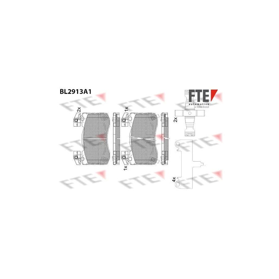 FTE Bl2913A1 Brake Pad Set