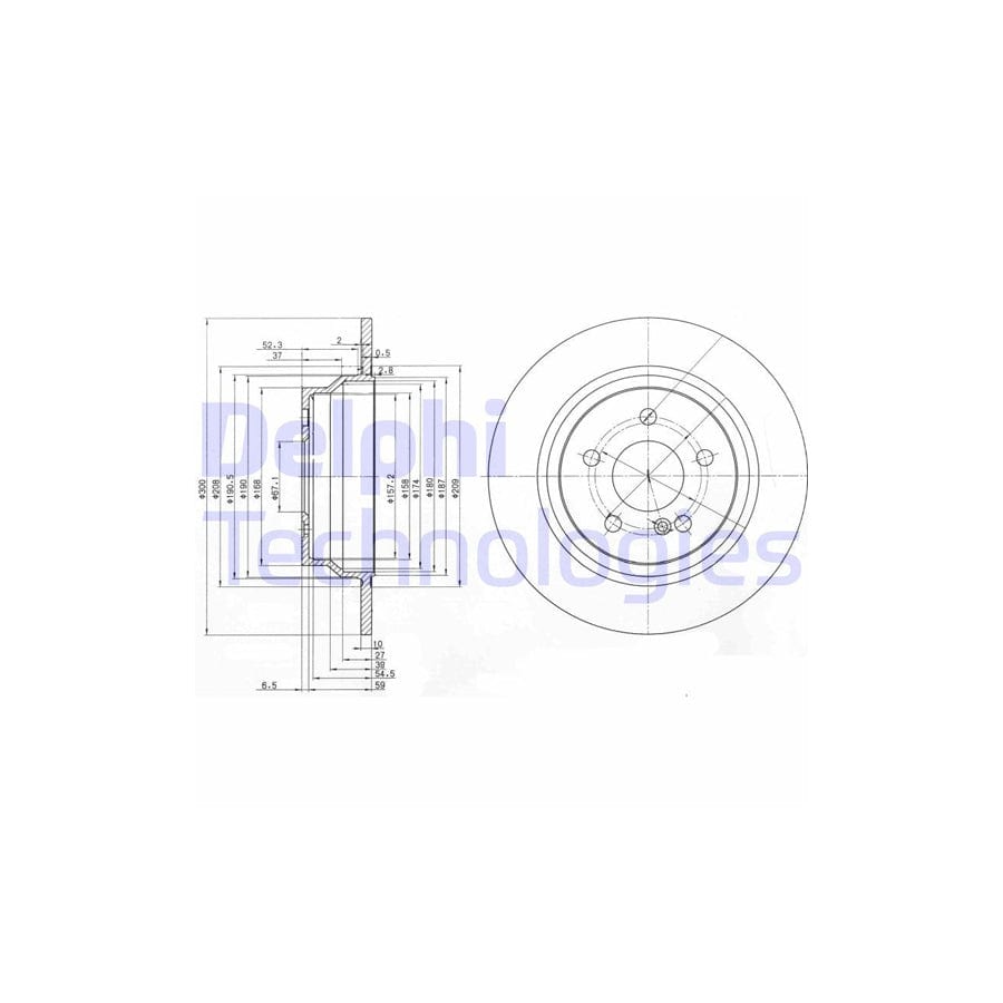 Delphi Bg3757 Brake Disc