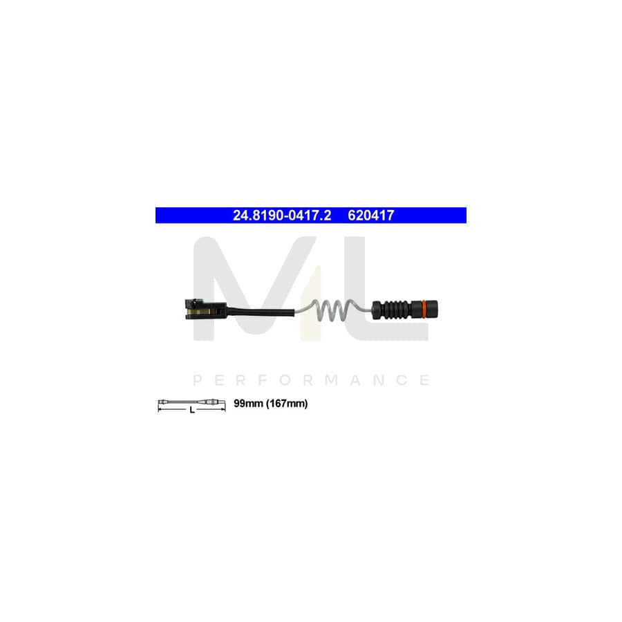 ATE 24.8190-0417.2 Brake pad wear sensor