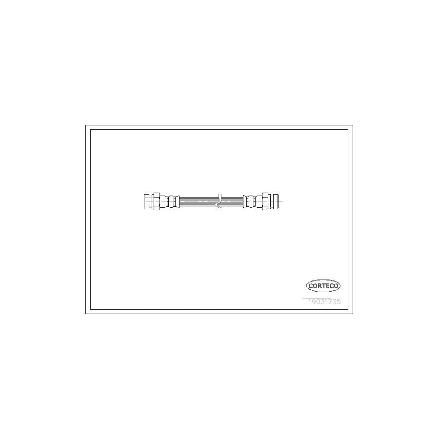 Corteco 19031735 Brake Hose