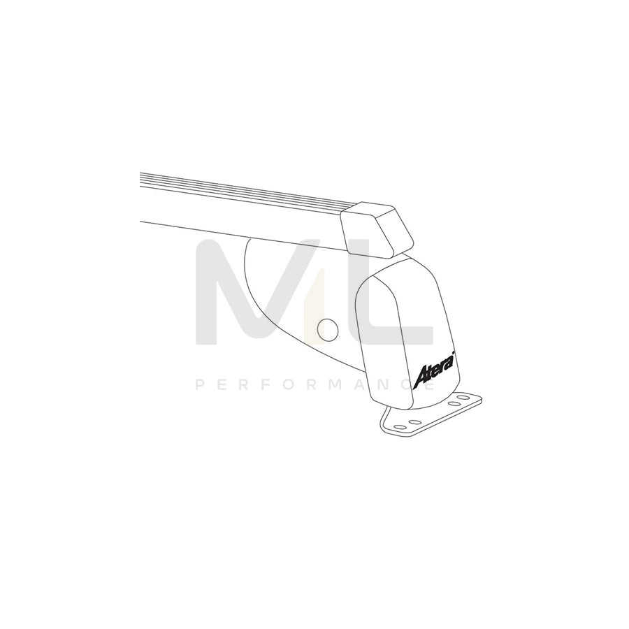 Atera Signo 044135 Roof bars for Opel COMBO for cars without rails, 110 cm, 100 kg, Steel