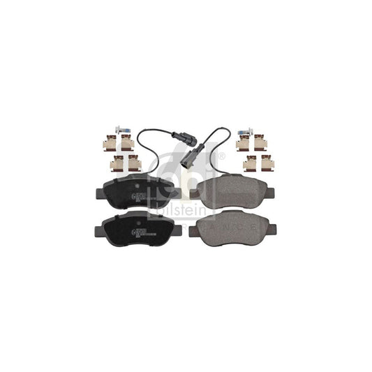 Febi Bilstein 116343 Brake Pad Set Front Axle, Incl. Wear Warning Contact, With Attachment Material