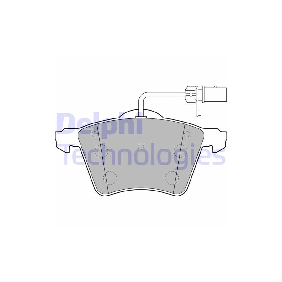 Delphi Lp2021 Brake Pad Set