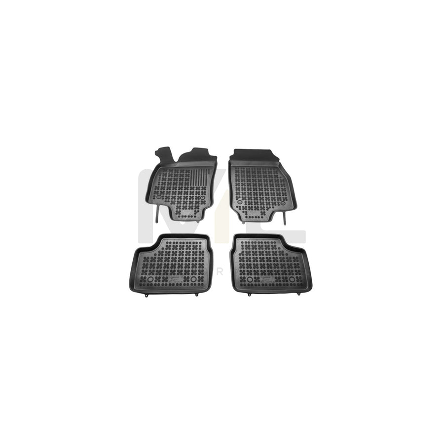 REZAW PLAST Tailored 200505 Floor mat set for OPEL ASTRA Elastomer, Front and Rear, Quantity: 4, Black