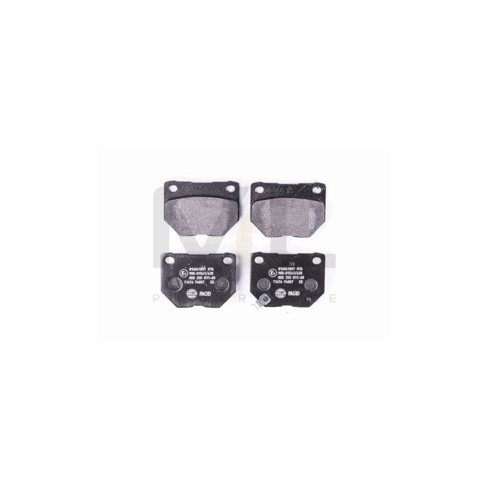 Hella 8DB 355 013-691 Brake Pad Set Not Prepared For Wear Indicator