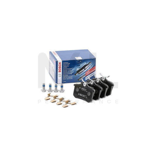 Bosch 0986494596 Brake Pad Set With Anti-Squeak Plate, With Bolts/Screws, With Mounting Manual BP617 | ML Performance Car Parts