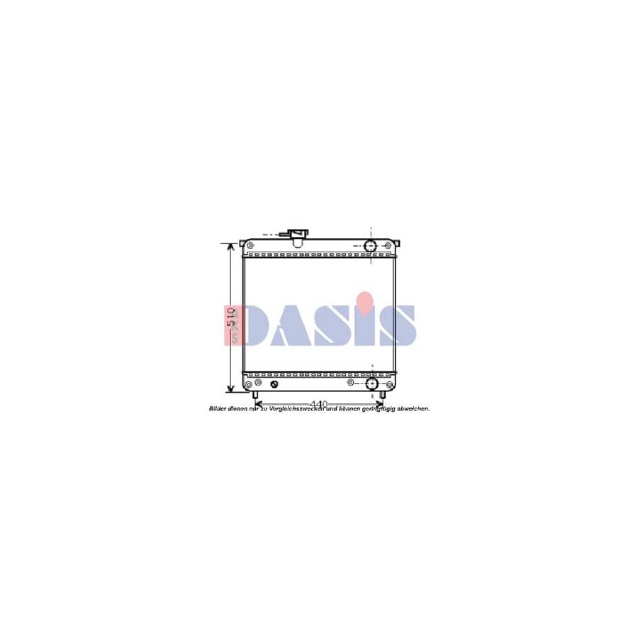 AKS Dasis 320340N Engine Radiator for Suzuki Vitara