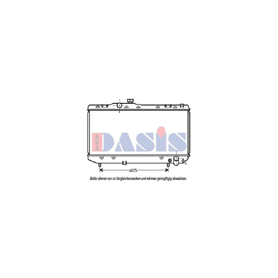 AKS Dasis 211580N Engine Radiator for Toyota Celica