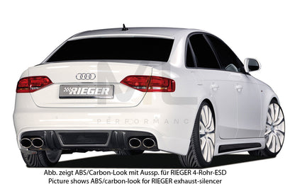 Rieger 00055514 Audi B8 B81 A4 Rear Diffuser 7 | ML Performance UK Car Parts