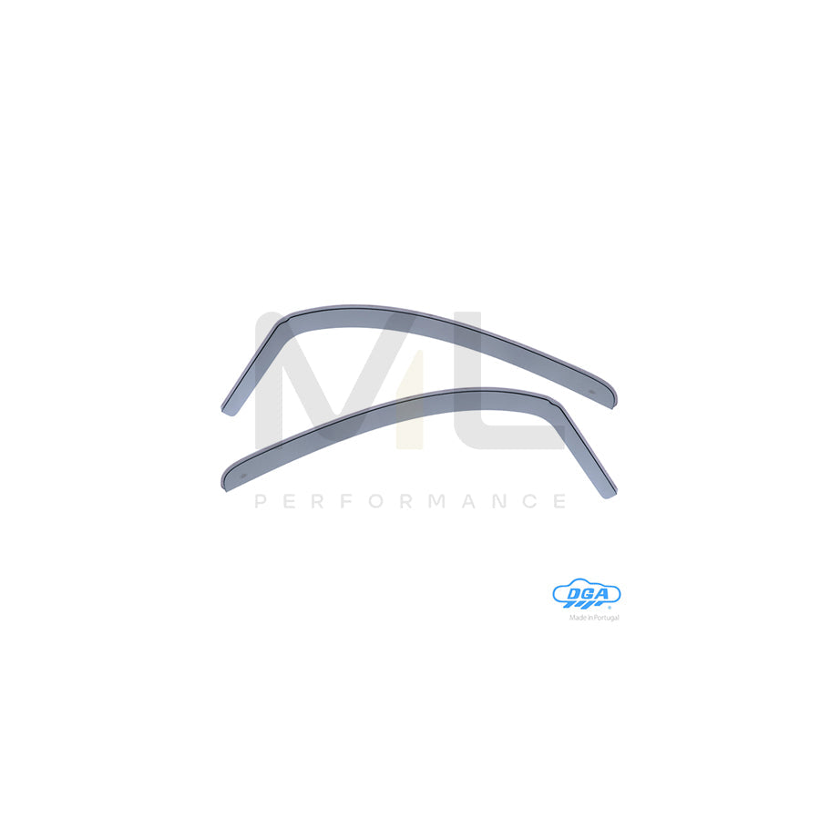 DGA 15026 Wind deflectors suitable for MERCEDES-BENZ CITAN Arrow direction, Front, inner