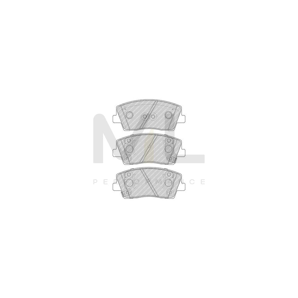 Ferodo Premier Eco Friction Fdb1883 Brake Pad Set Not Prepared For Wear Indicator, With Piston Clip, Without Accessories | ML Performance Car Parts