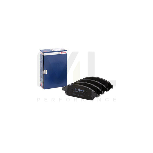 Bosch 0986494370 Brake Pad Set With Acoustic Wear Warning, With Anti-Squeak Plate, With Mounting Manual BP1278 | ML Performance Car Parts