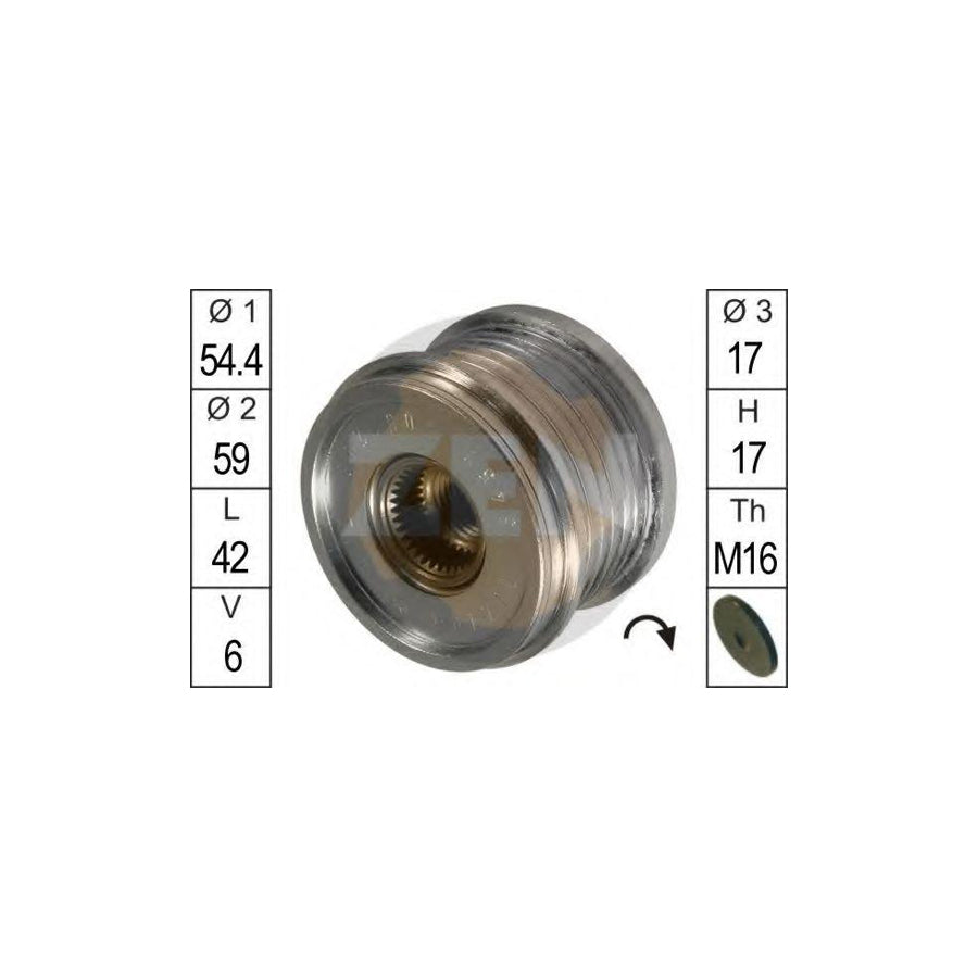 Era 219058 Alternator Freewheel Clutch