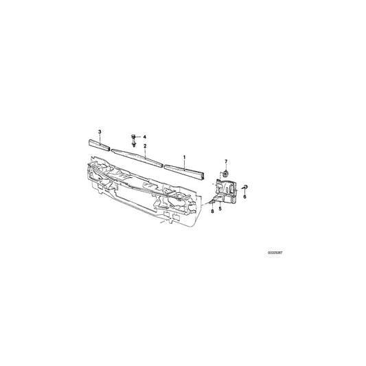 Genuine BMW 51711885927 E21 Gasket Left (Inc. 318, 318i & 315) | ML Performance US Car Parts