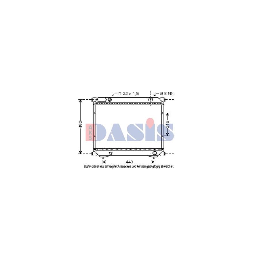 AKS Dasis 320370N Engine Radiator for Suzuki Vitara