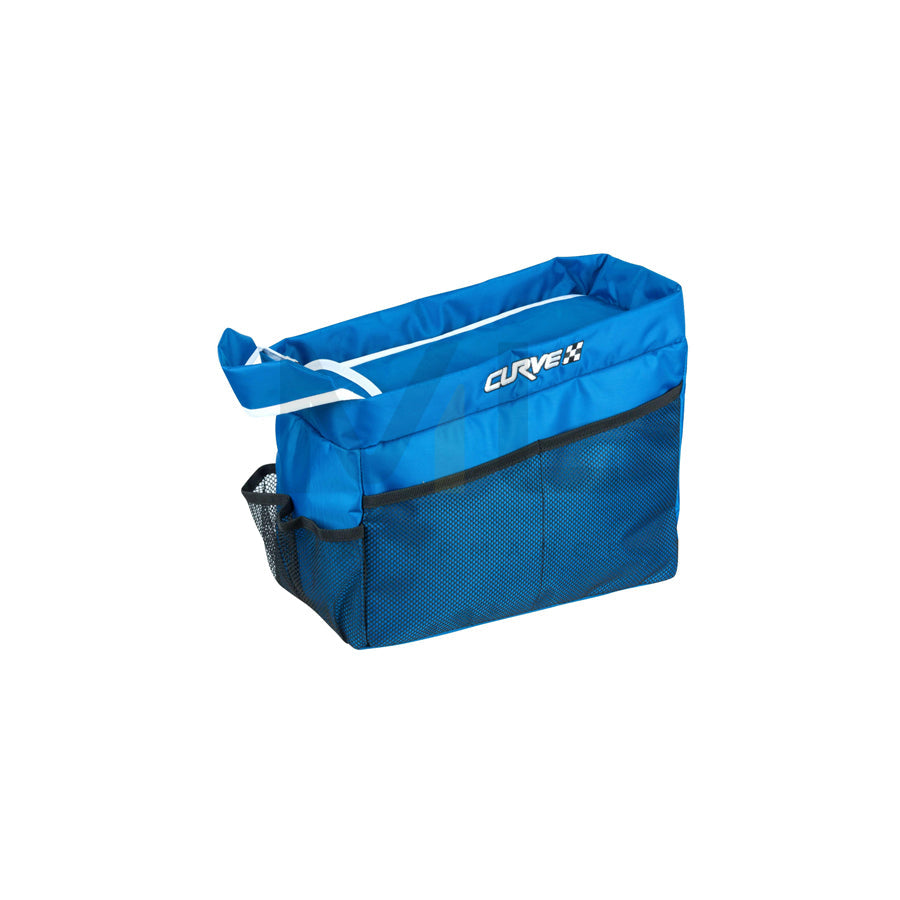 WALSER 26121 Rear seat organizer Black, Pale blue