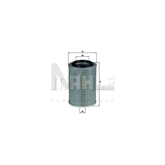 MAHLE ORIGINAL LX 496 Air Filter suitable for MERCEDES-BENZ 100 Filter Insert | ML Performance Car Parts