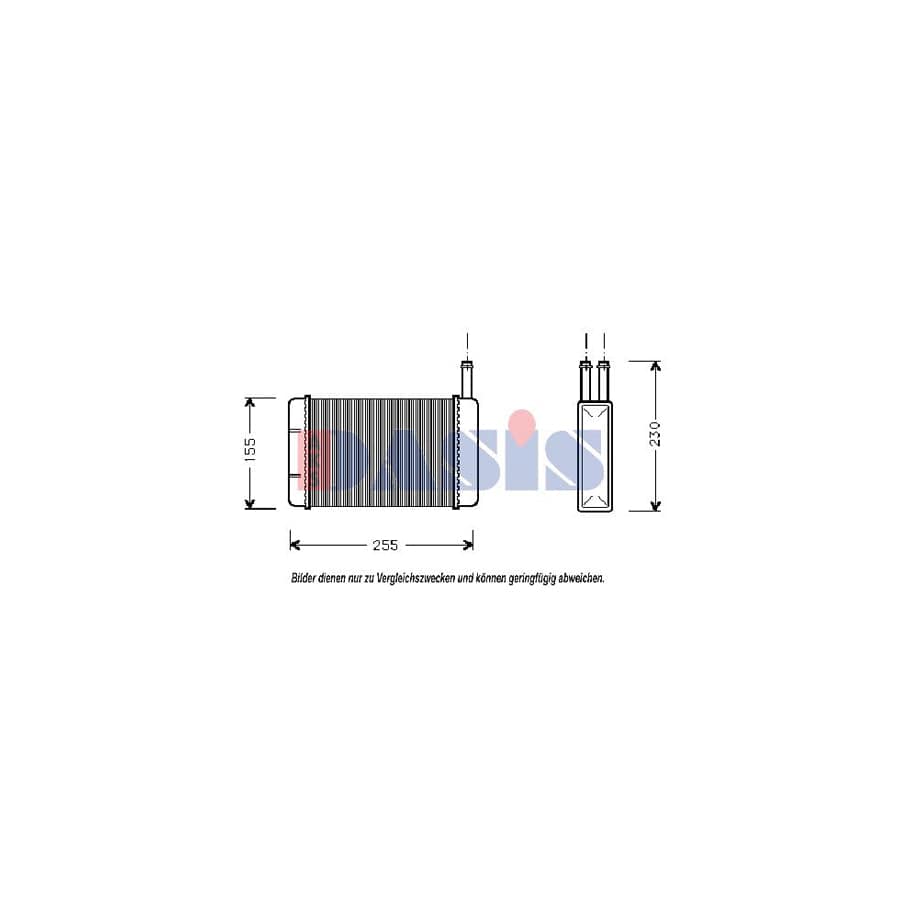 AKS Dasis 099200N Heater Matrix for Ford Fiesta
