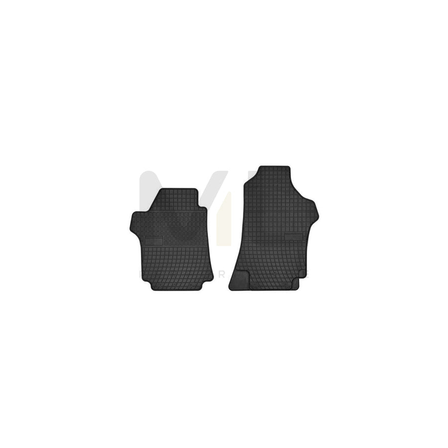 FROGUM Tailored D00438 Floor mat set for HYUNDAI H-1 Box Elastomer, Front, Quantity: 2, Black, (LHD)