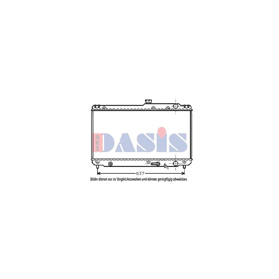 AKS Dasis 211630N Engine Radiator for Toyota Camry