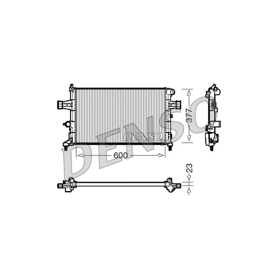 DENSO DRM20083 Engine Radiator