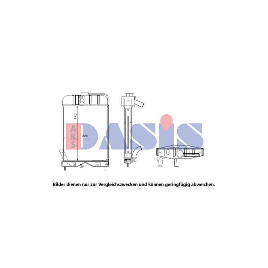 AKS Dasis 440538N Engine Radiator
