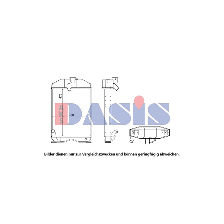 AKS Dasis 440539N Engine Radiator