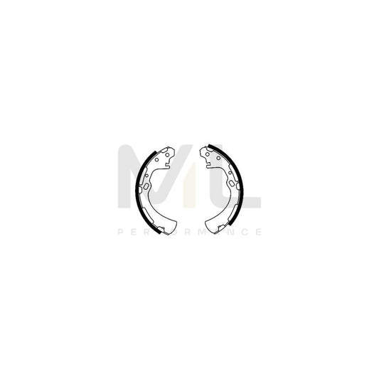 TEXTAR 91040500 Brake Shoe Set without handbrake lever | ML Performance Car Parts